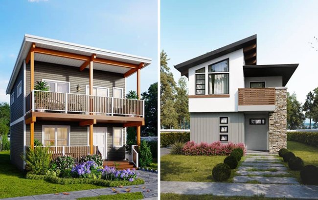 Một số mẫu cho nhà tiền chế