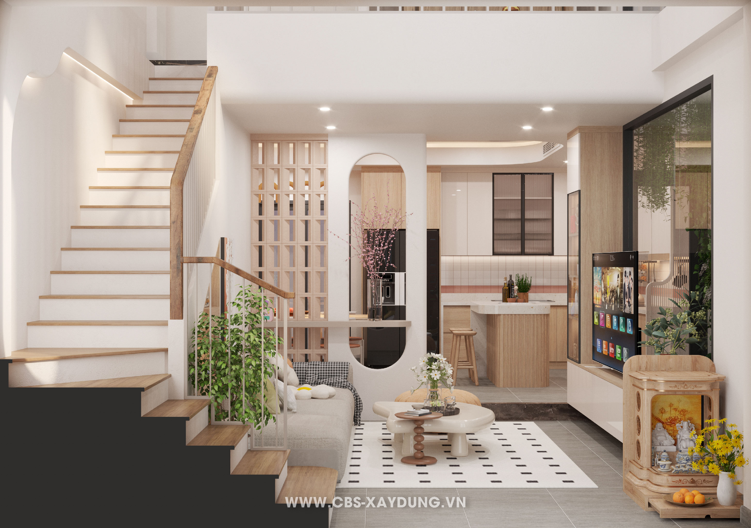 Nhà phố | Quận 6 GIẢN DỊ BÊN NGOÀI - ĐỦ ĐẦY BÊN TRONG - CBS Việt Nam