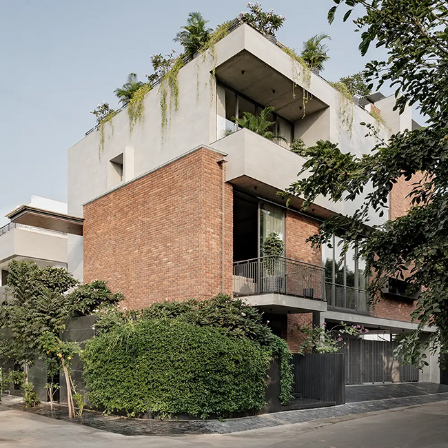 Thiết kế đón gió bao gồm lỗ mở và hệ thống thông gió tự nhiên