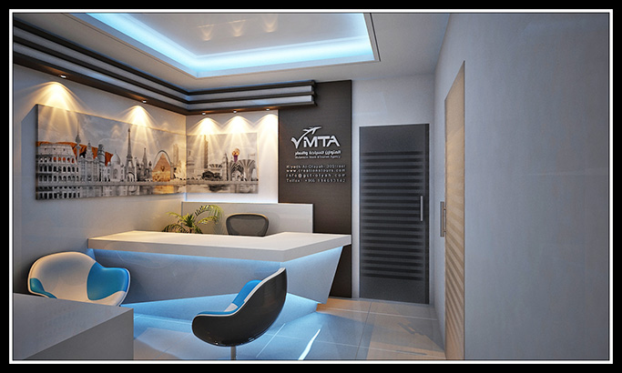 thiết kế văn phòng công ty du lịch