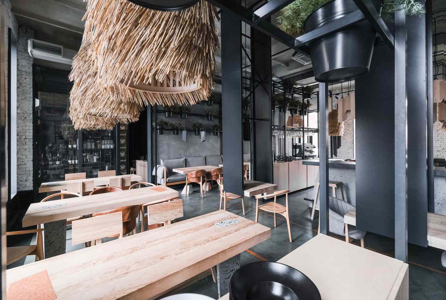 thiết kế thi công nội thất nhà hàng 