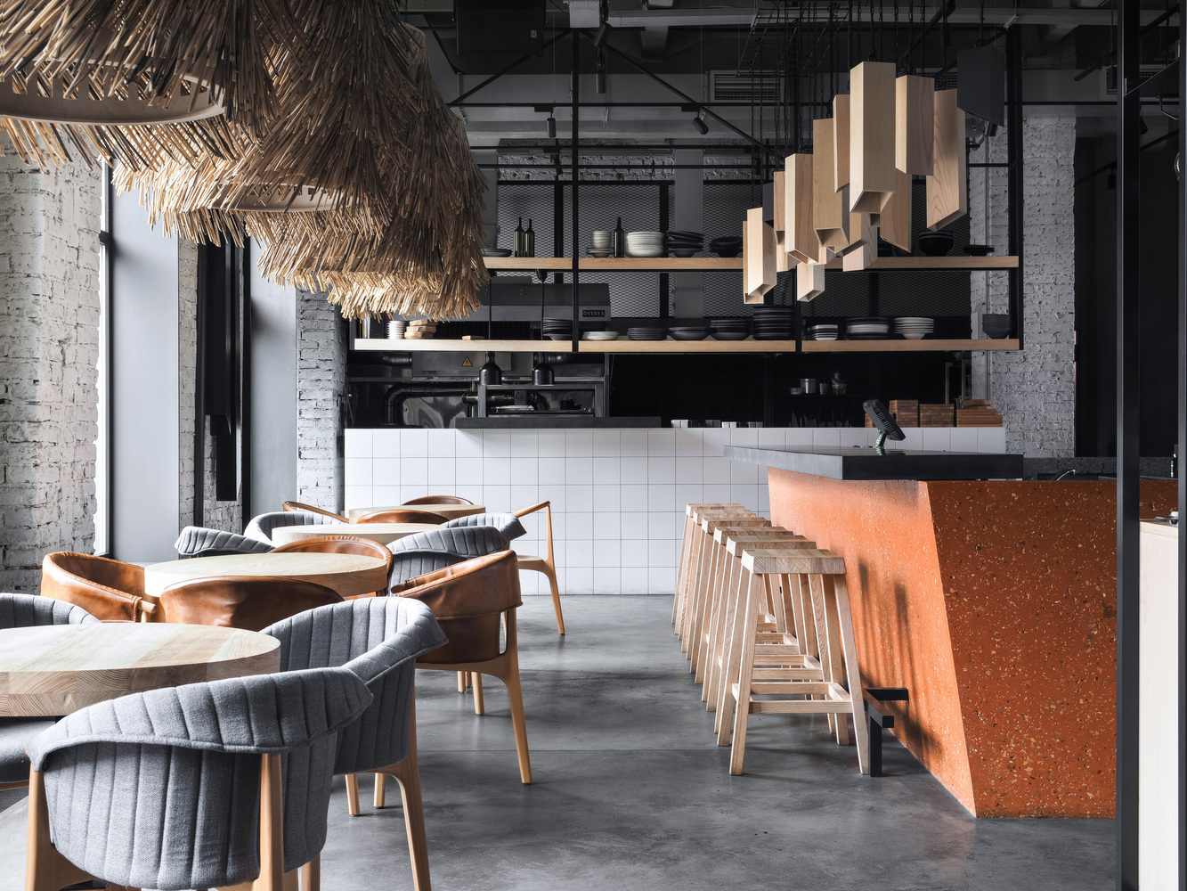 thiết kế thi công nội thất nhà hàng 