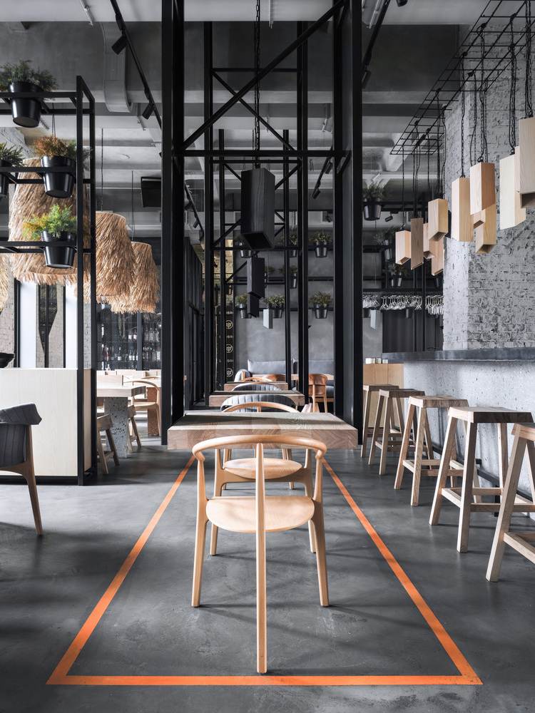 thiết kế thi công nội thất nhà hàng 